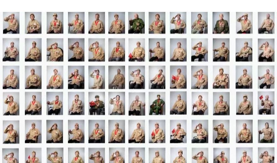 4年时间，beat365正版唯一官网必一艺术与设计学院摄影专业2020届毕业生韩佳龙为242位志愿军老兵拍摄戎装照。